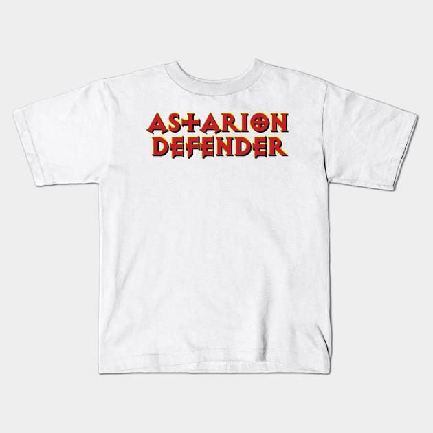 Astarion Defender Large Kids T-Shirt by BoneDryFunnies